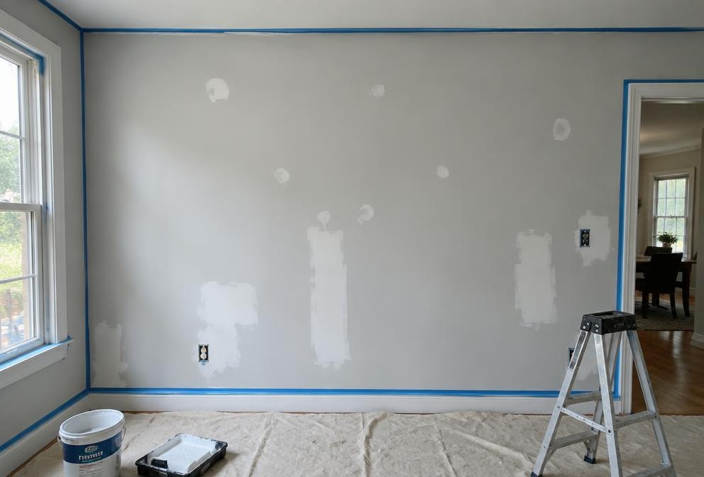 Paint prep — Before